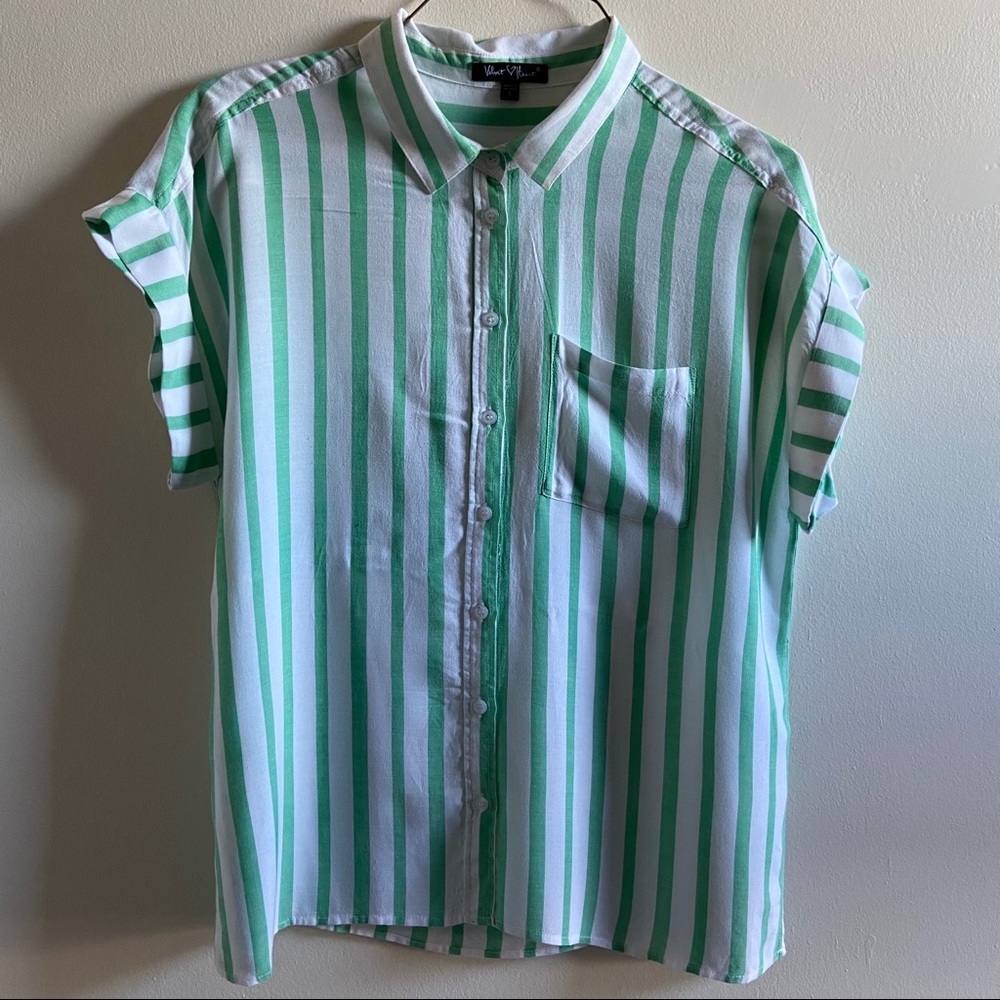 VELVET HEART Button Front Blouse